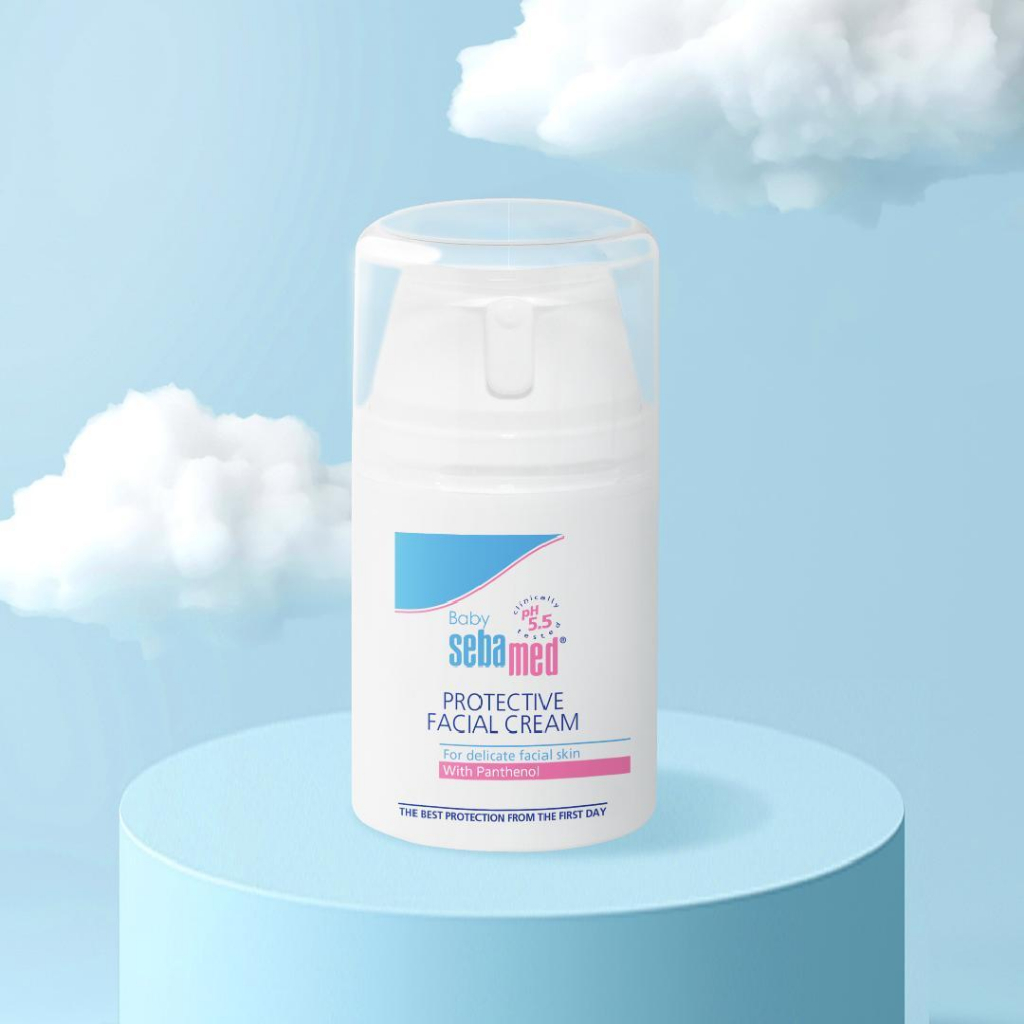 Kem chàm nẻ dưỡng ẩm bảo vệ da cho bé Baby Sebamed Protective Facial Cream