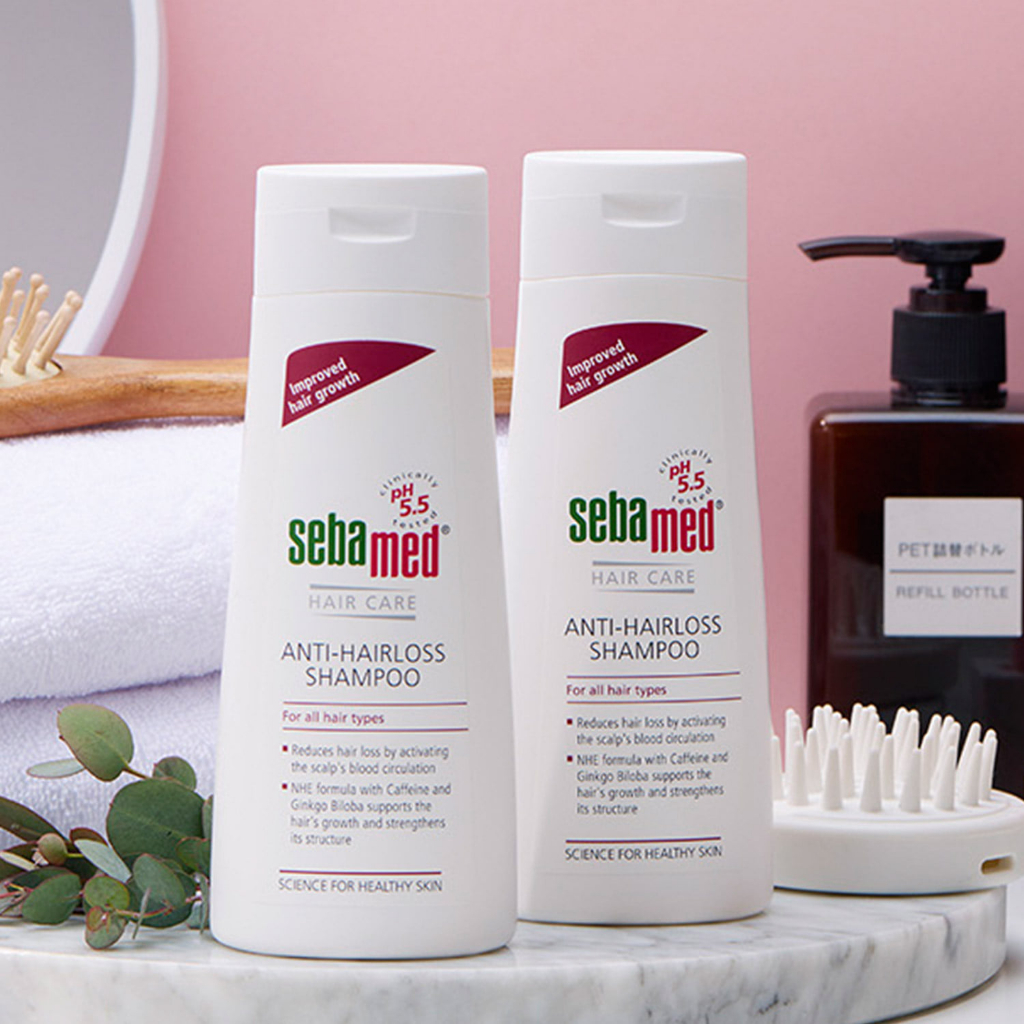 Dầu gội ngăn ngừa rụng tóc Sebamed Hair Care Anti-Hairloss Shampoo pH5.5