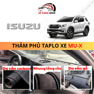 Thảm phủ taplo xe isuzu mu-x 2016-2023 cao cấp