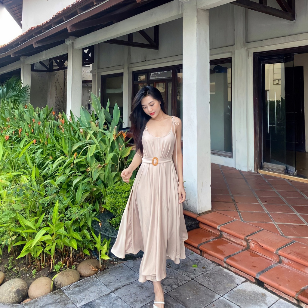 Oceana London - Đầm xuông 2 dây Anika Dress