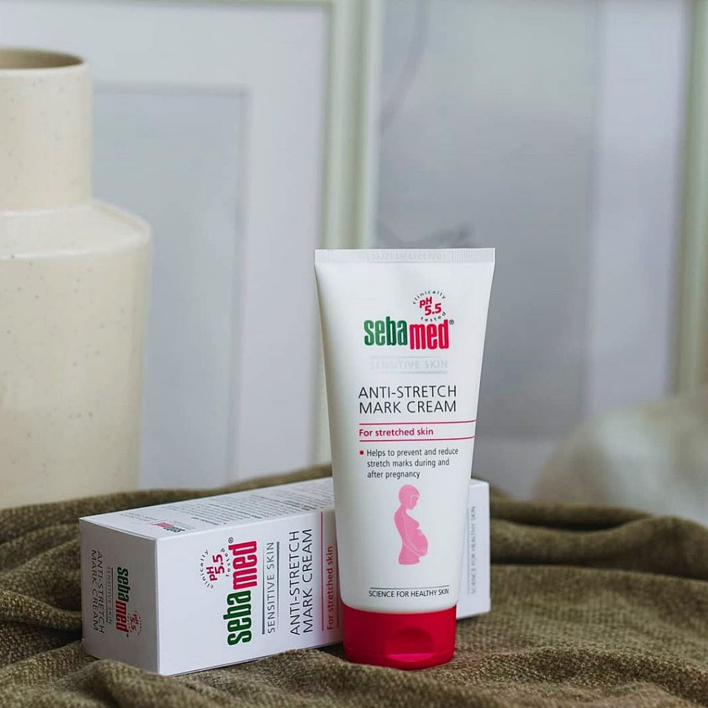 Kem ngăn ngừa rạn da bà bầu Sebamed Anti-Stretch Mark Cream pH5.5