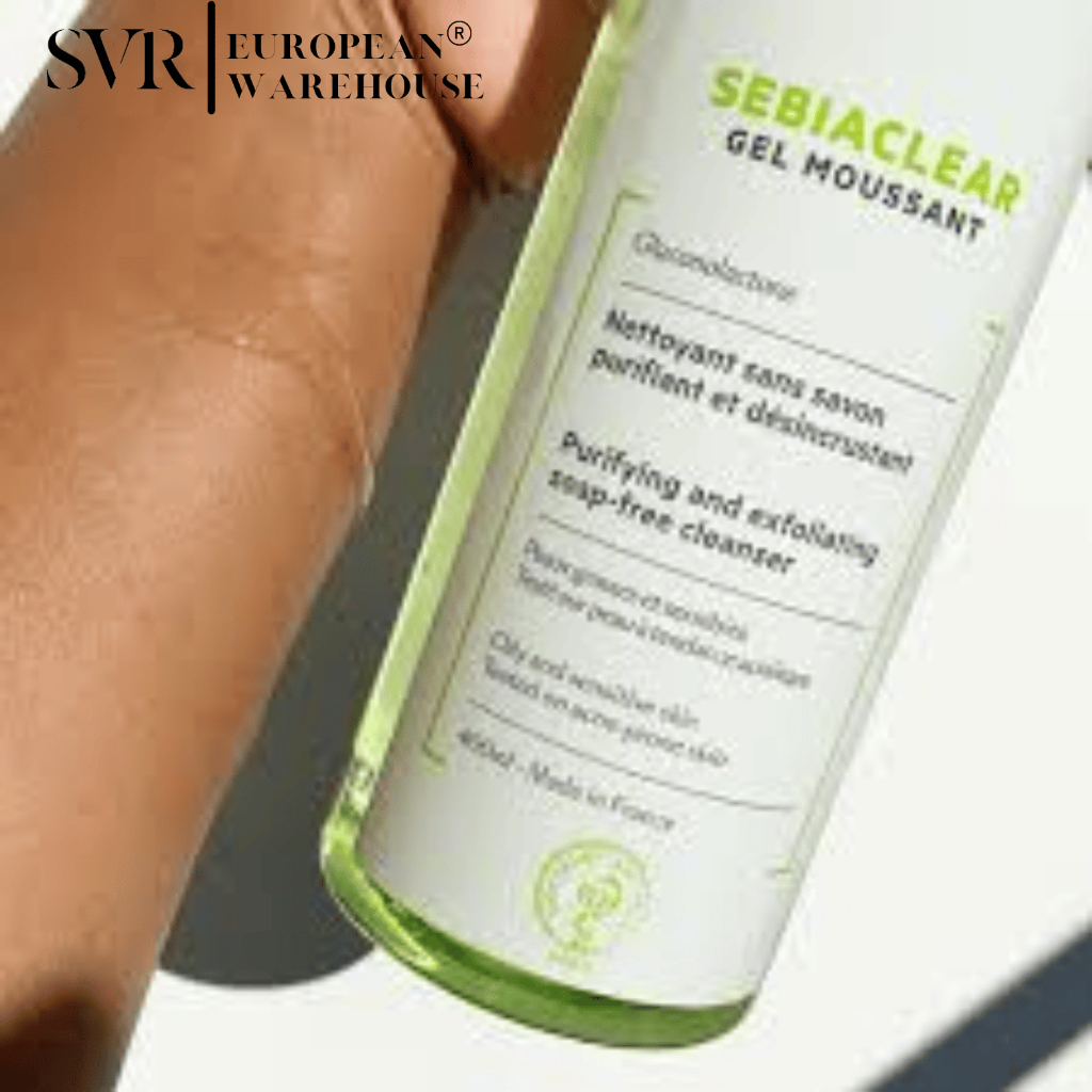 Sữa rửa mặt SVR Sebiaclear Gel Moussant / Physiopure Gelee Moussante Da Dầu / Da Nhạy Cảm 200ml