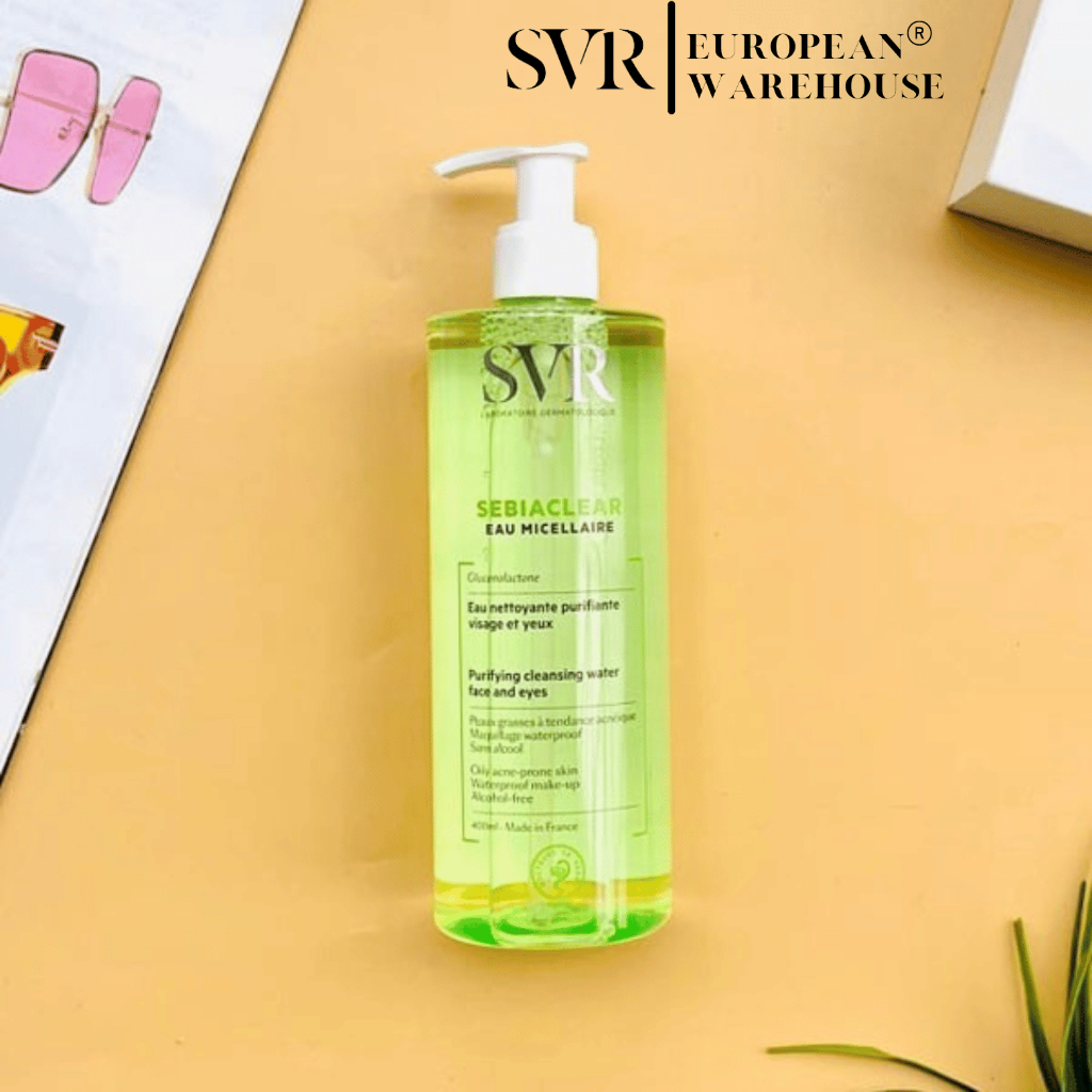 Sữa rửa mặt SVR Sebiaclear Gel Moussant / Physiopure Gelee Moussante Da Dầu / Da Nhạy Cảm 200ml