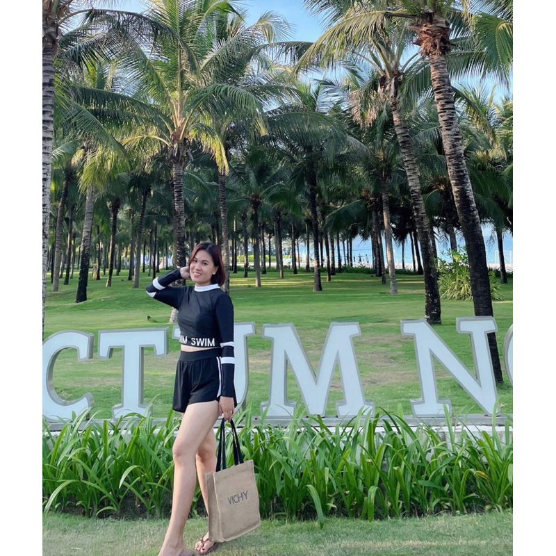 Mua 2 sản phẩm giá SALE khủng. Đồ bơi nữ 2 mảnh cao cấp tay dài big size
