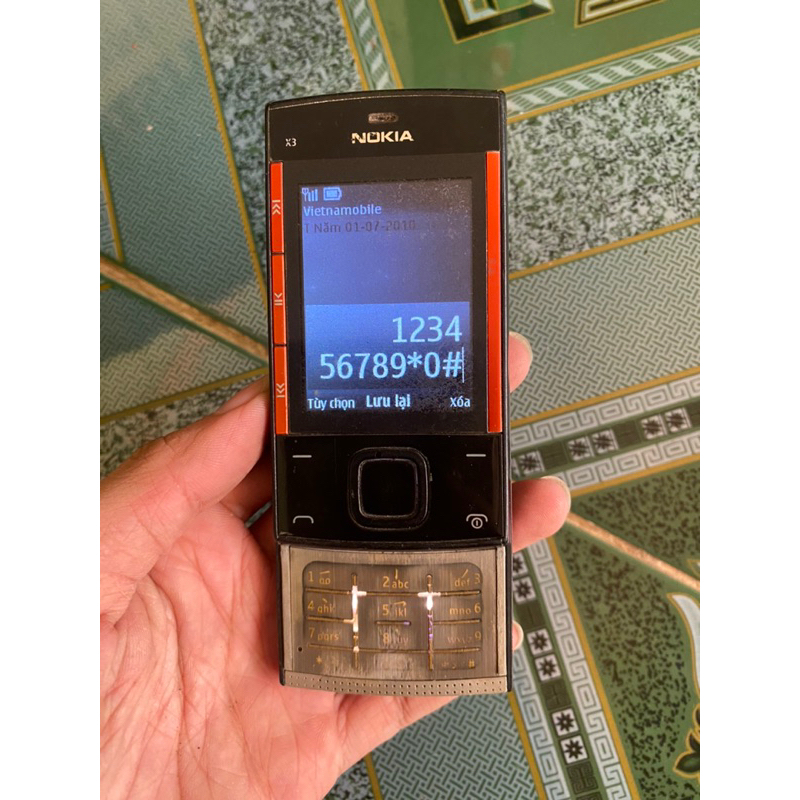 Xác điện thoại Nokia X3 00 zin imei