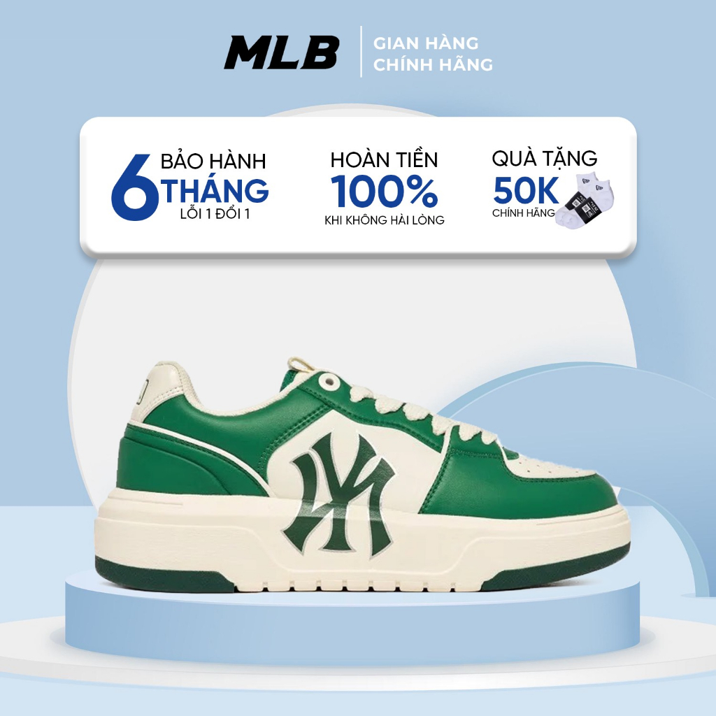 Giày MLB Chunky Liner NY Xanh Mới Chính Hãng (CXLM)