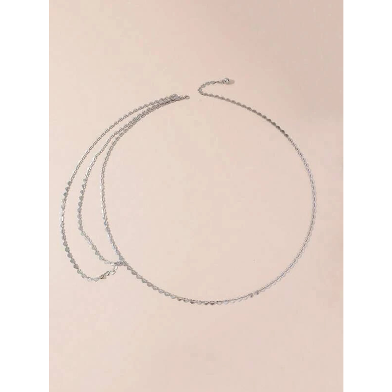 Dây chuyền eo dây đeo eo dây eo 3 tầng hình dĩa