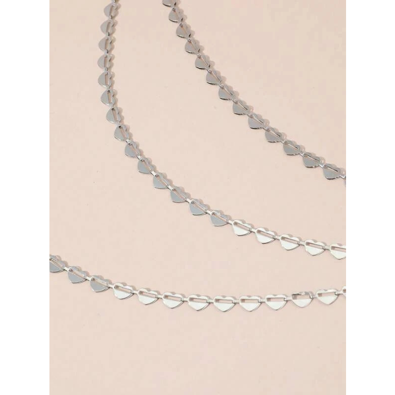 Dây chuyền eo dây đeo eo dây eo 3 tầng hình dĩa