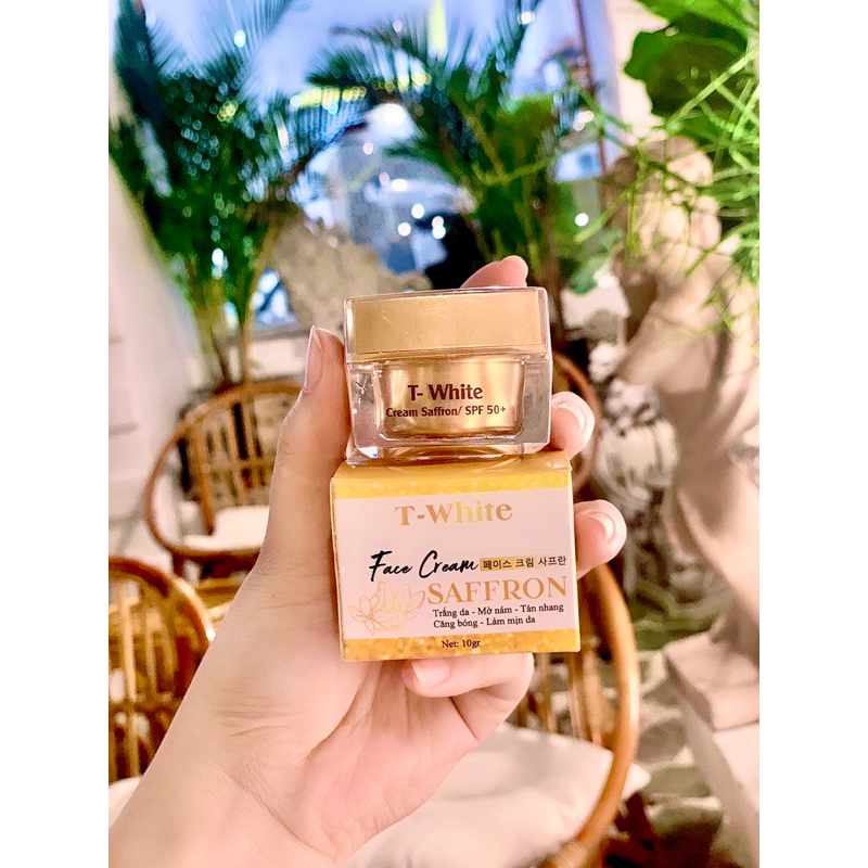 Kem face T- White cream saffron SPF 50+