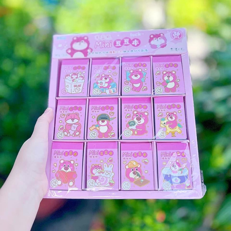 Sticker Sổ Hình Dán Mini Nhiều Mẫu Thú Yugui, Bé Gái, Gấu Dâu LOTSO Đồ Chơi Cho Bé