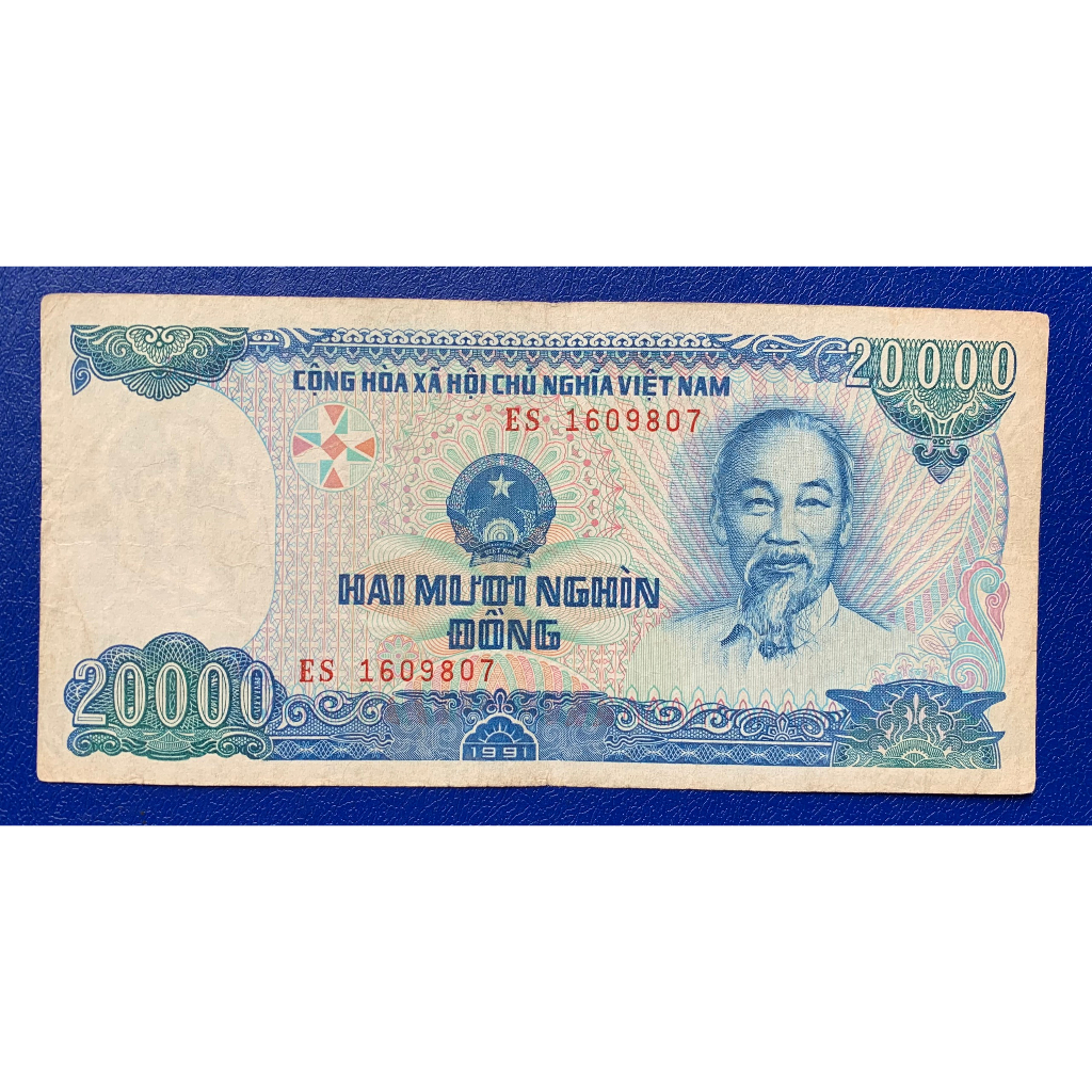 Sưu tầm 20 nghìn đồng 1991 chất lượng cũ
