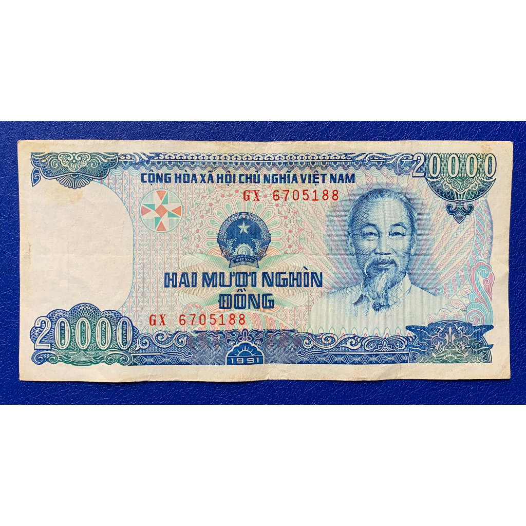 Sưu tầm 20 nghìn đồng 1991 chất lượng cũ