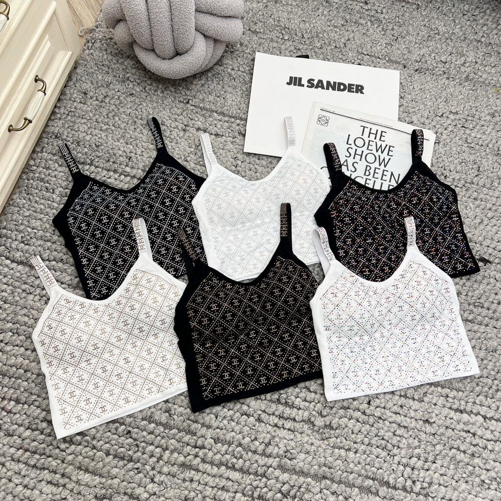 ao bra đính đá có mút ngực NY, fendi hàng quảng châu