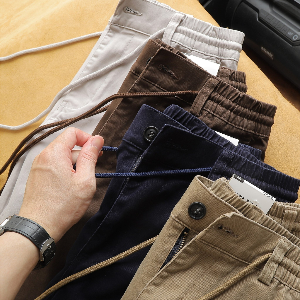 Quần short kaki túi hộp lưng thun teen cao cấp vải dày dặn, bền màu