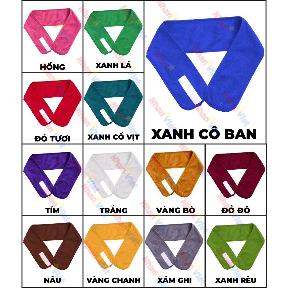 BĂNG ĐÔ SPA CAO CẤP | khăn quấn tóc microfiber viền vải chắc chắn đẹp mắt dùng bền 💖Freeship💖