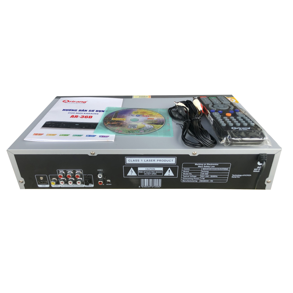 Đầu Karaoke 5 Số Arirang AR-36D