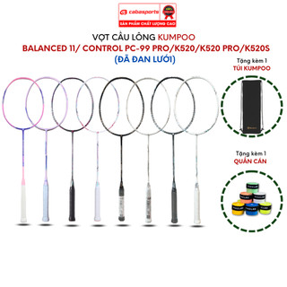 Vợt cầu lông Kumpoo Power Control K520, K520S, PC99, Kumpoo Balanced siêu nhẹ chính hãng, vợt công thủ toàn diện