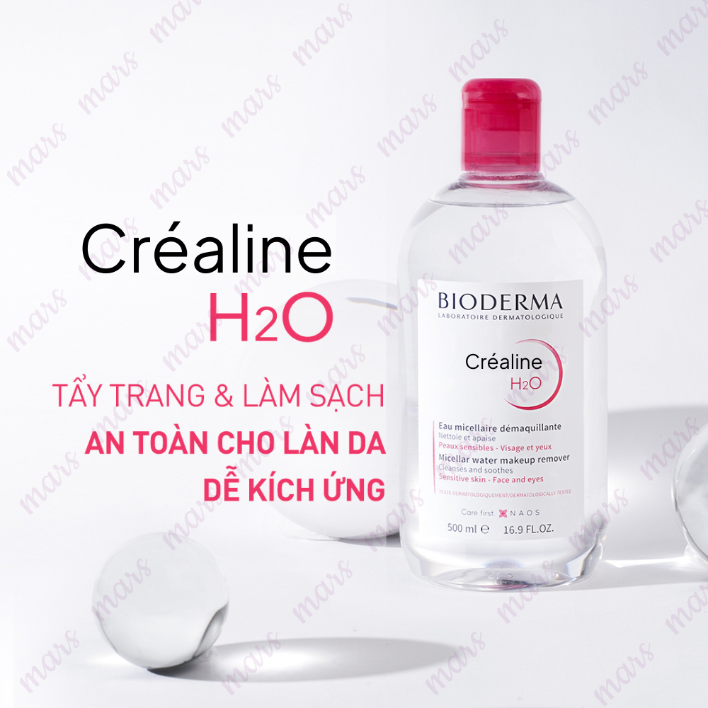 Nước Tẩy Trang Bioderma Dành Cho Da Nhạy Cảm, Da Dầu Mụn 500ml