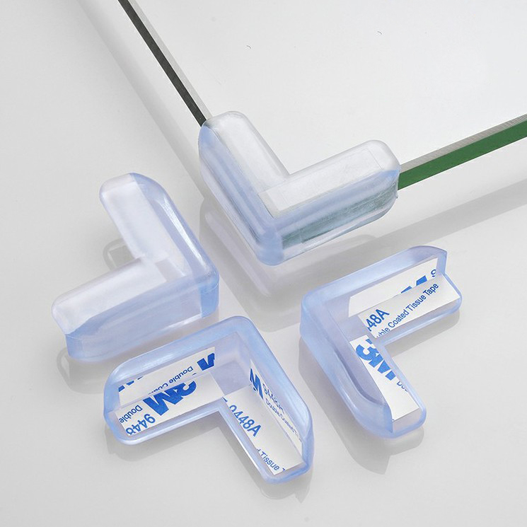 Combo 10 bọc góc bàn silicon chống va chạm, bọc cạnh bàn