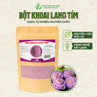 Bột Khoai Lang Tím Sấy Lạnh Nguyên Chất - Bột Tạo Màu Tự Nhiên Thực Phẩm Dùng Làm Bánh, Pha Trà Sữa, Nấu Chè