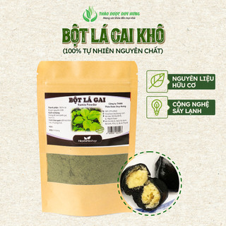 Bột Lá gai Khô Nguyên Chất 100% Tự Nhiên, Bột Thơm Mịn (Gói 100g) - Nguyên Liệu Làm Bánh Ít Lá Gai Truyền Thống