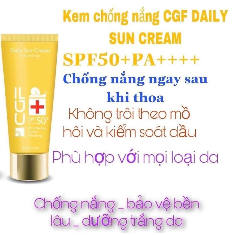 KEM CHỐNG NẮNG VẬT LÝ CGF HÀN QUỐC