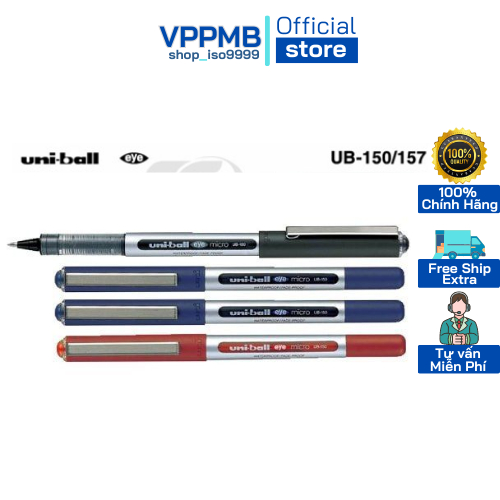 1 Chiếc Bút UB 150 Uni ball hàng loại 1 vỏ trắng
