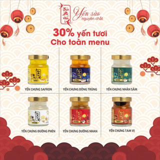 Yến Chưng Sẵn Safon 30% Tổ yến hũ 70ml Bảo Phi yến