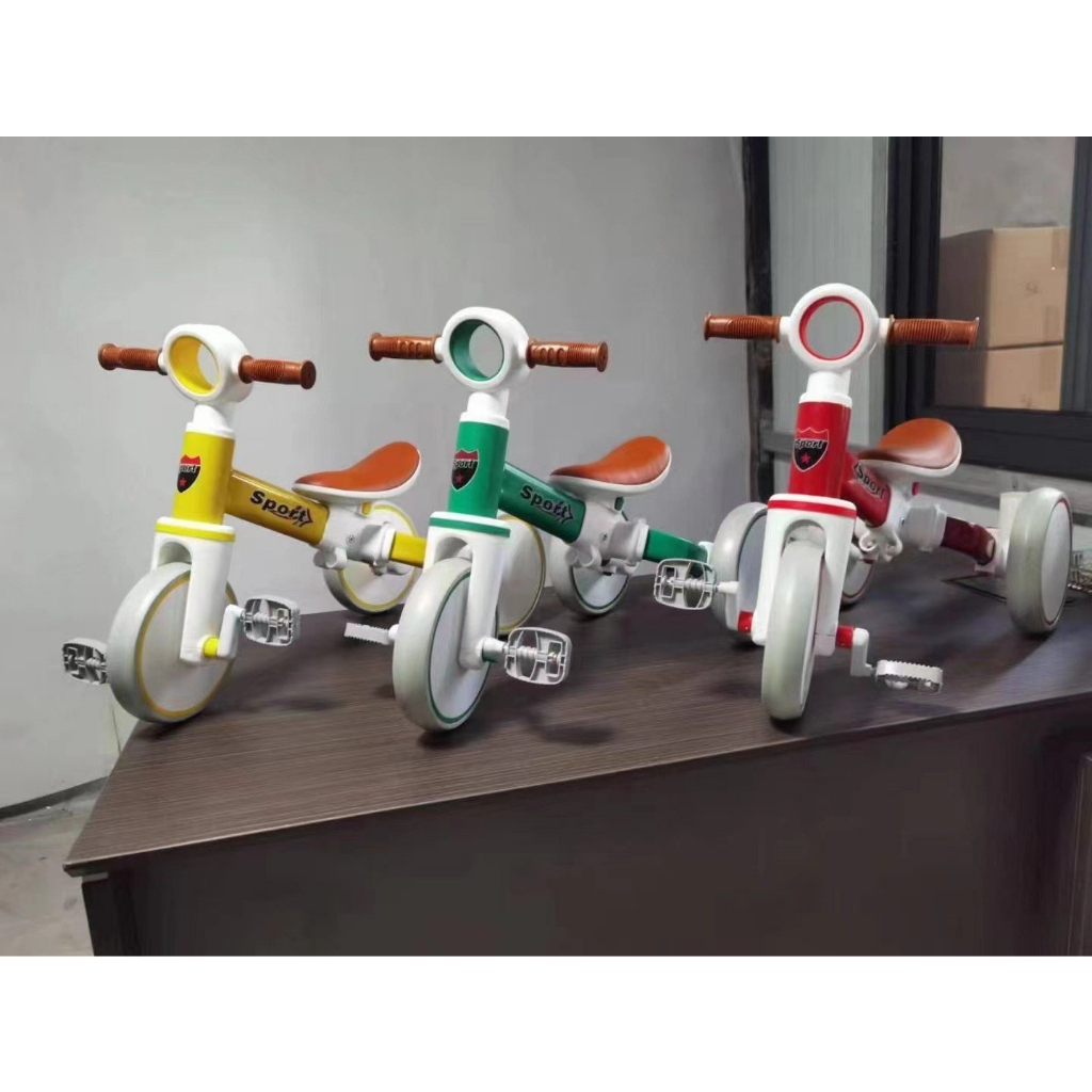 Xe đạp 3 bánh cho bé, xe chòi chân 3 bánh chống lật cho bé