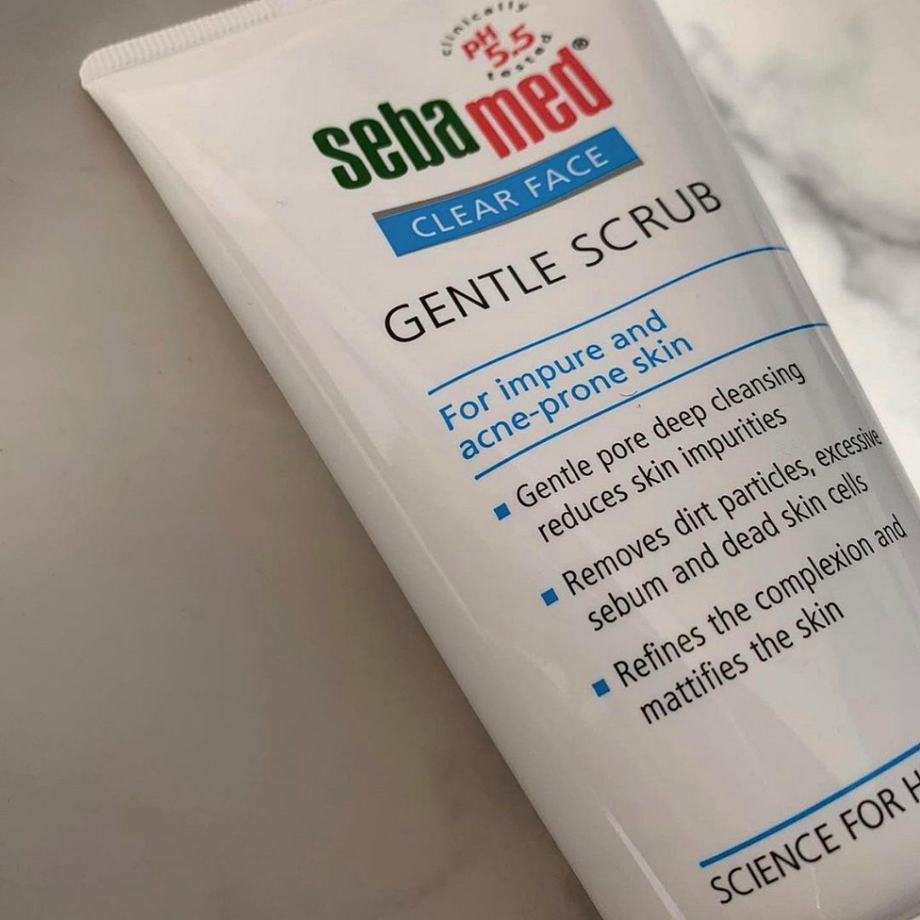 Tẩy tế bào chết Sebamed Clear Face Gentle Scrub pH5.5