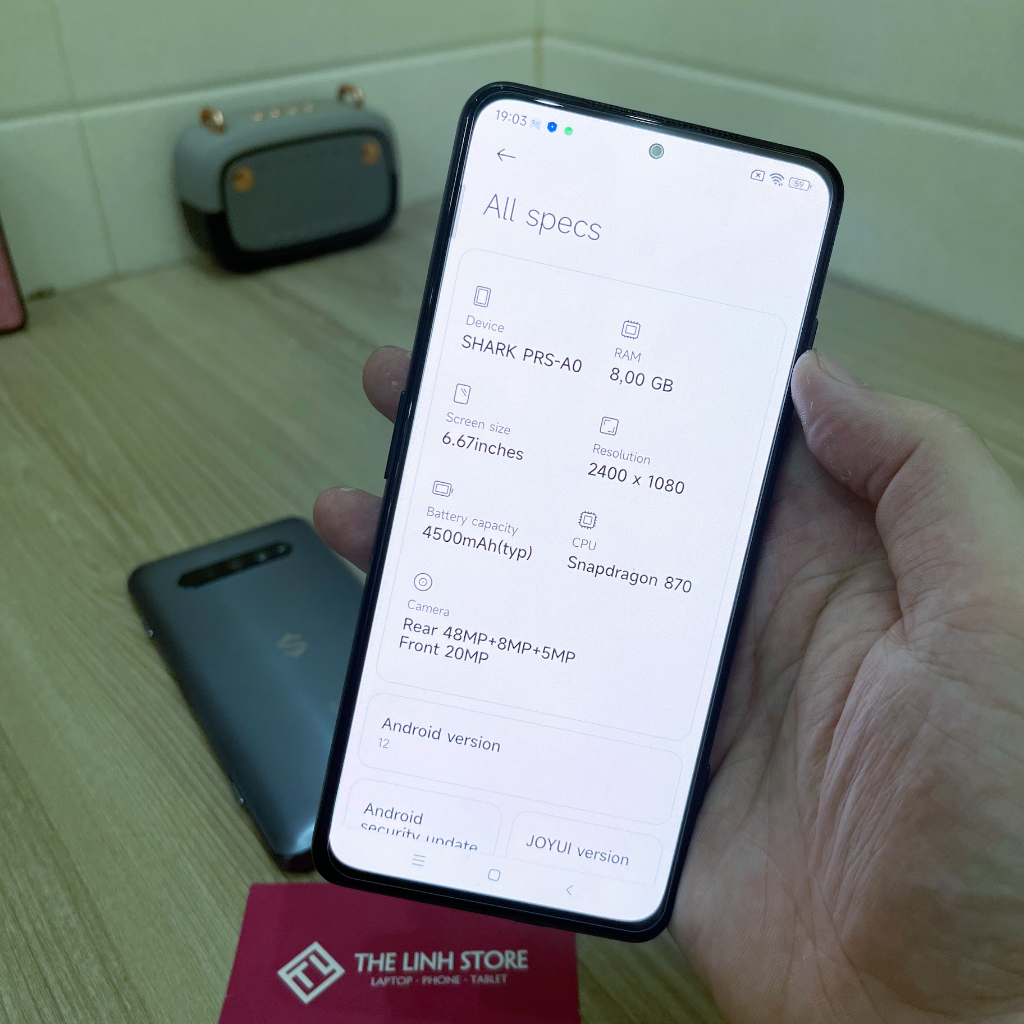 Điện thoại Xiaomi Black Shark 4 màn AMOLED 144Hz - Snap 870
