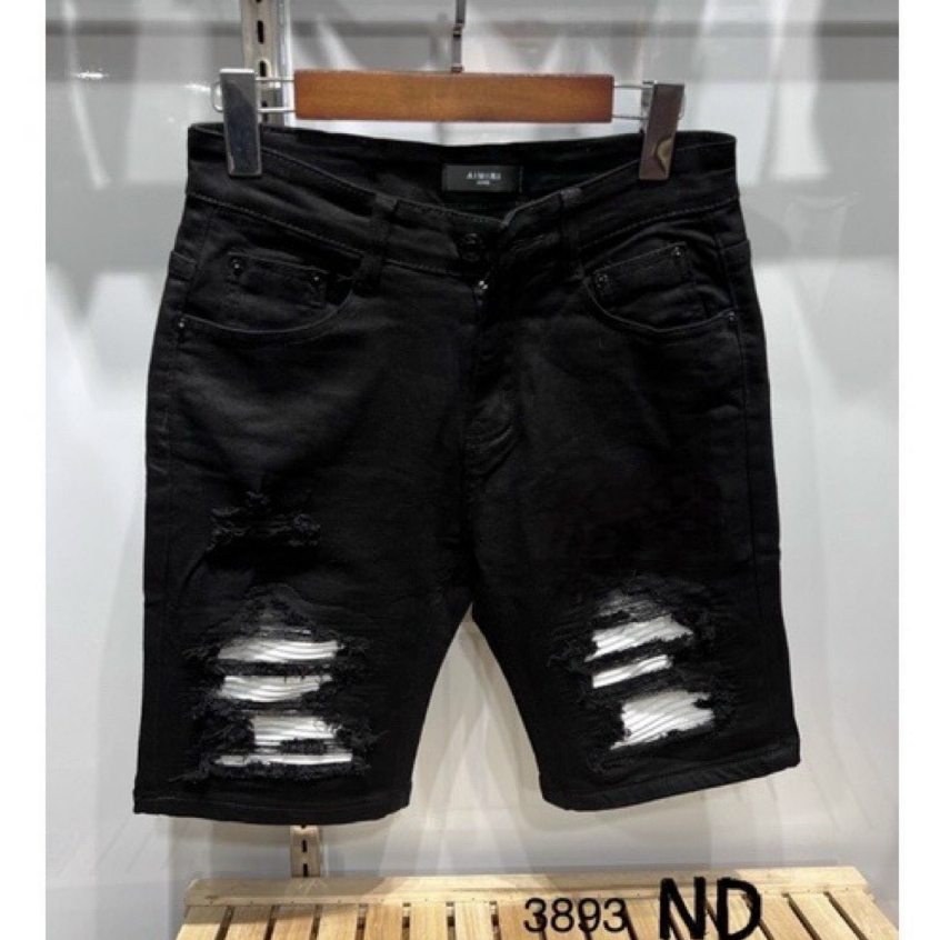 quần short jean nam xanh đen rách nhẹ đẹp giá rẻ,vải jean dày mềm kiểu dáng trẻ trung