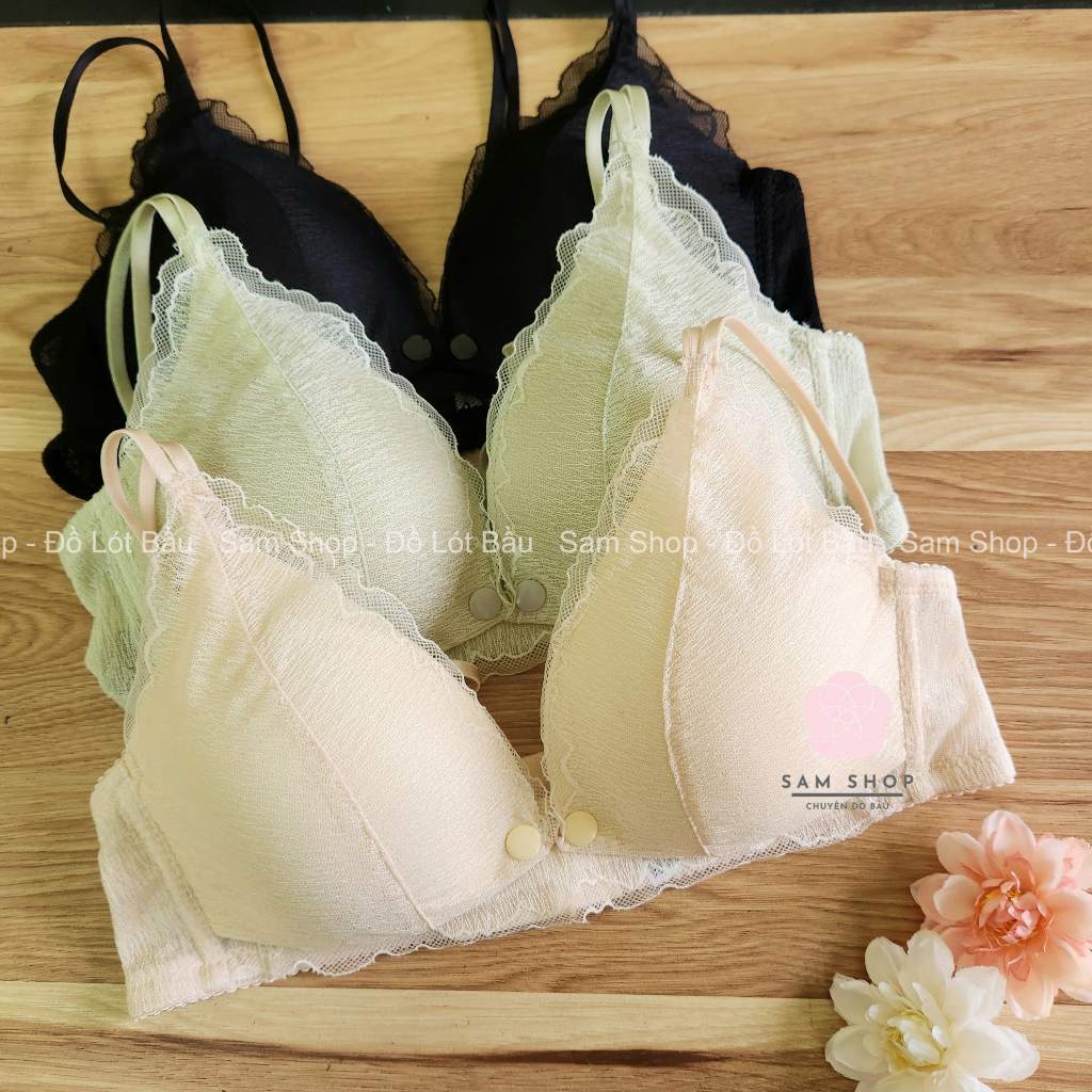 (Video ảnh thật) Áo ngực Bầu và Cho con bú R2203