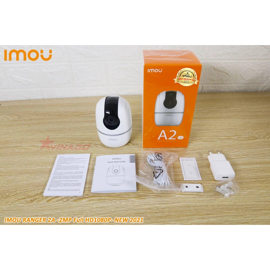 Camera IP WIFI XOAY 360 2M IMOU Ranger2 A22EP  - Trong Nhà Còi Hú Báo Động, chính hãng, bảo hành 24 tháng