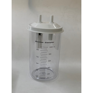 Phụ kiện bình đựng dịch 1000ml / dây hút dịch silicon / gioăng cao su dùng cho máy hút dịch 1 bình Yuwell, Lucass