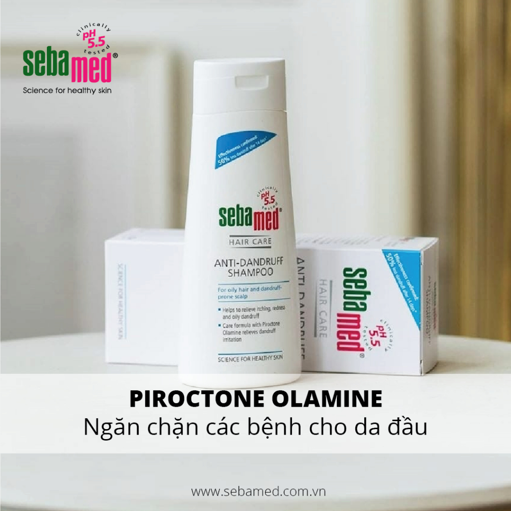 Dầu gội giúp giảm gàu Sebamed Hair Care Anti-Dandruff Shampoo pH5.5
