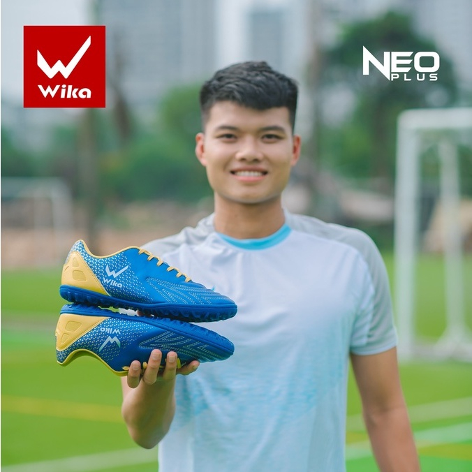 Giày Đá Bóng Sân Cỏ Nhân Tạo Wika Neo Plus Chính Hãng, Giày Đá Banh Nam Khâu Full Đế, Tặng Tất Chính Hãng