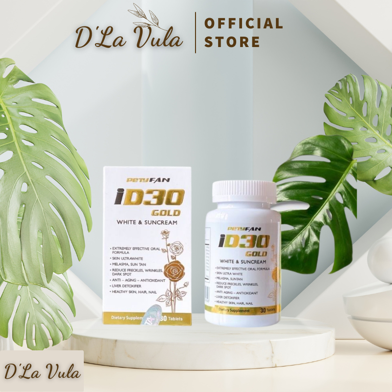 Viên uống ID30 Gold White & Suncream 30 Viên