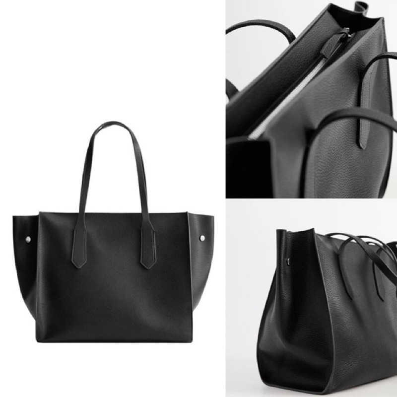 -Túi tote công sở vừa laptop siêu  Paco Matinez tote bag--Tone đỏ đen classic