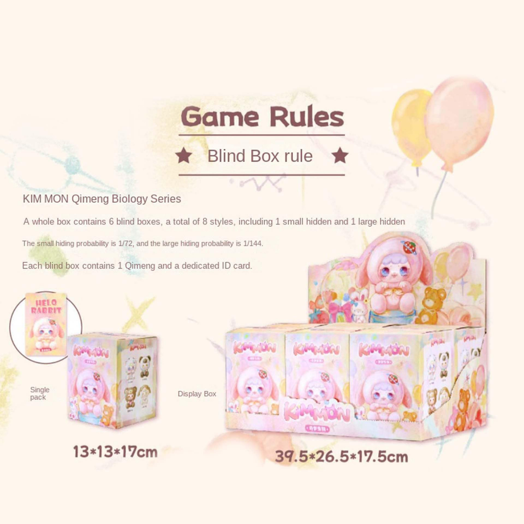 Blindbox Gấu Bông Kimmon Animals Series