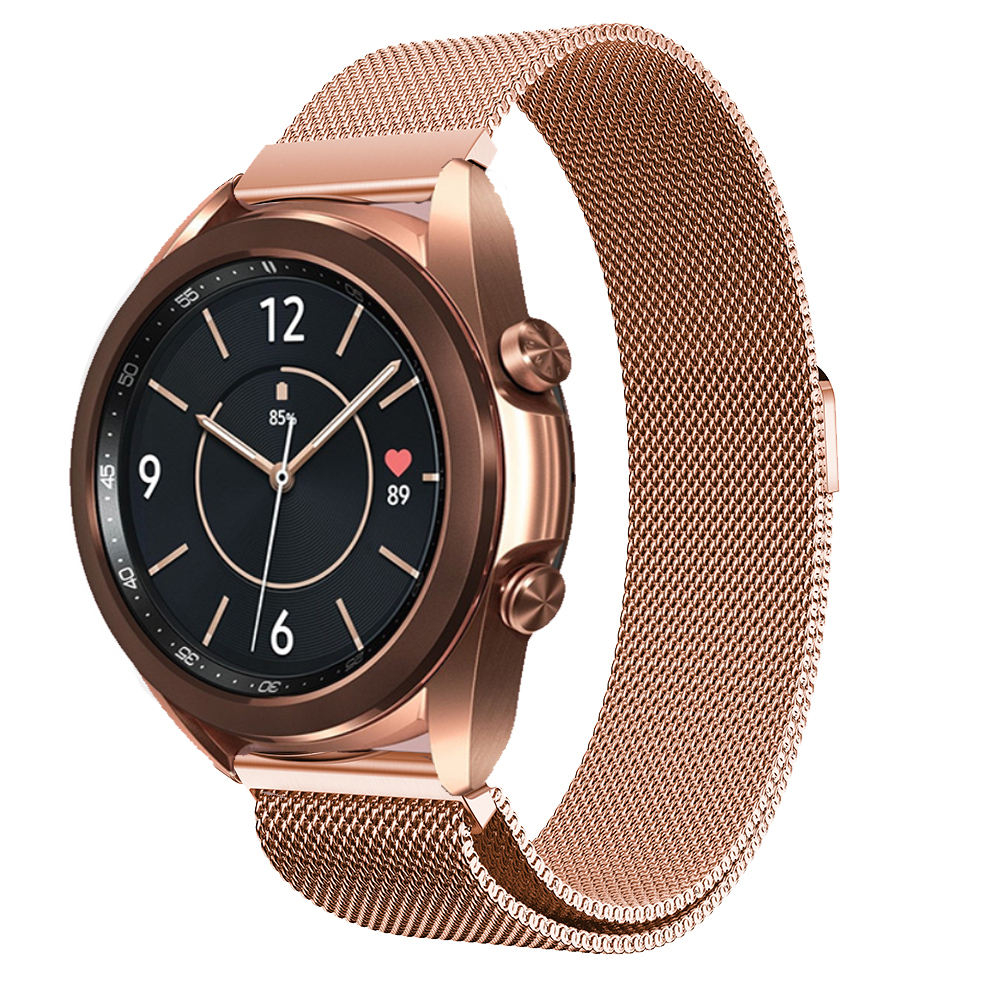Dây đeo đồng hồ bằng thép không rỉ Milanese dành cho đồng hồ Samsung Galaxy Watch 20 22mm