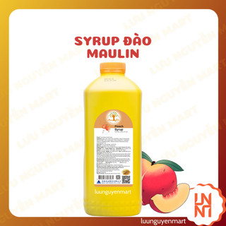 Syrup/ siro maulin vị đào chai 2.5kg