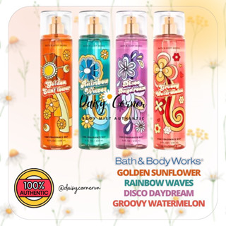   🇺🇸Bill Mỹ  Xịt thơm toàn thân Body Mist Bath and Body Works BBW - Rainbow Waves - Groovy Watermelon - Golden Sunflower 