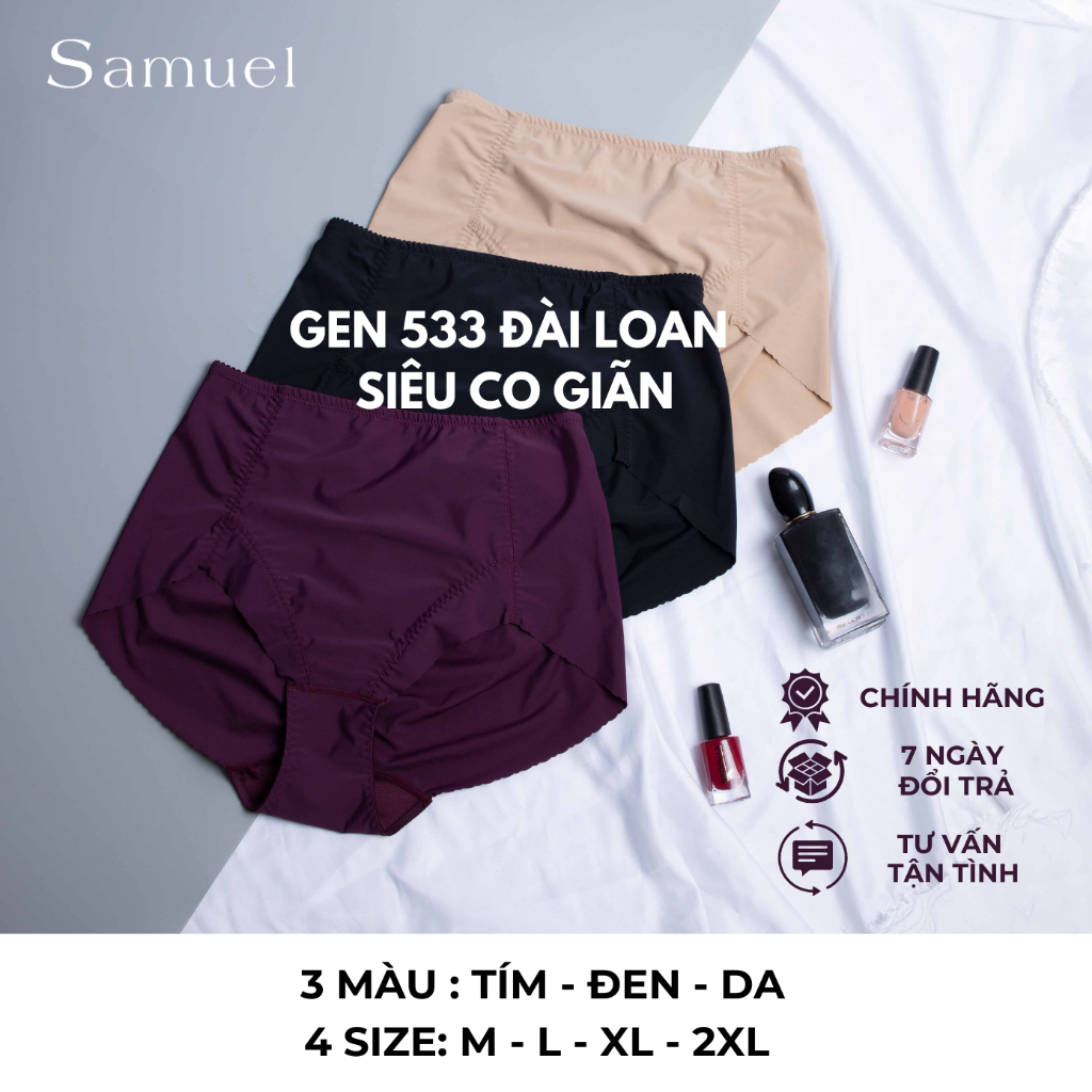 Quần GEN SU 533 SAMUEL WAVY nhập khẩu Đài Loan Lưng cao Tàng hình siêu bền Polyester & Polyamide