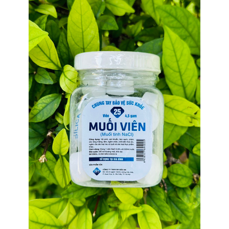 Viên Muối Tinh 4,5gr 0,9%