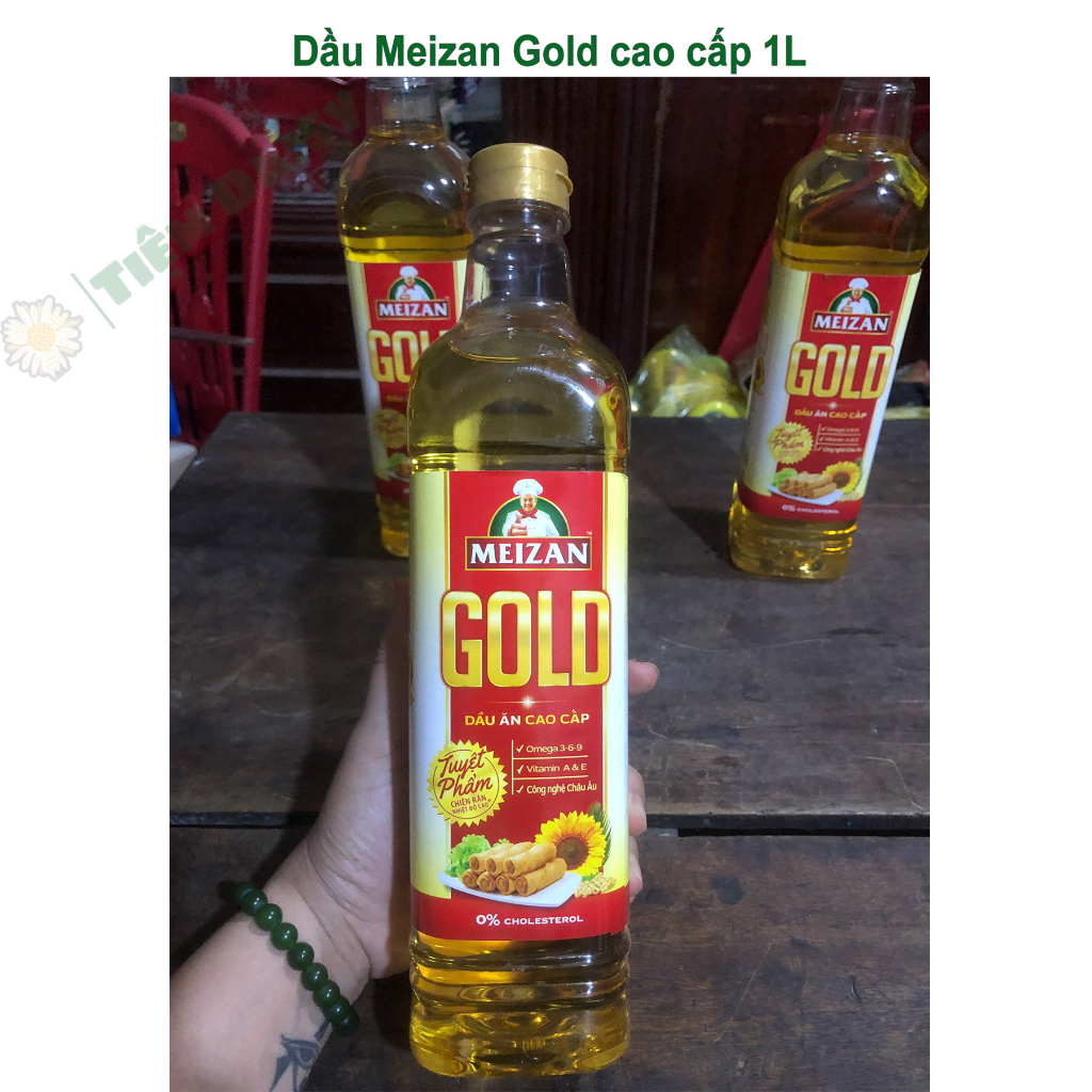 Dầu ăn cao cấp Meizan Gold chai 1 lít