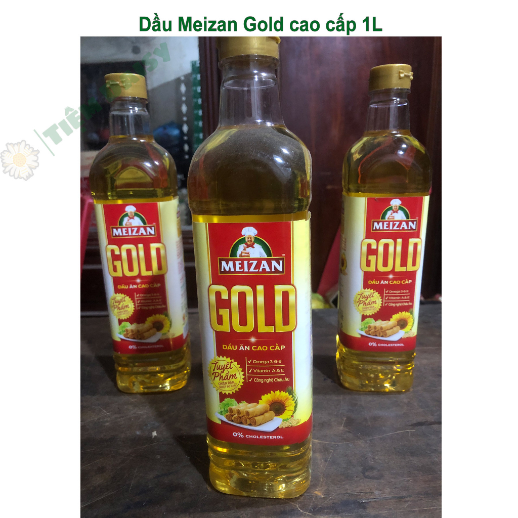 Dầu ăn cao cấp Meizan Gold chai 1 lít