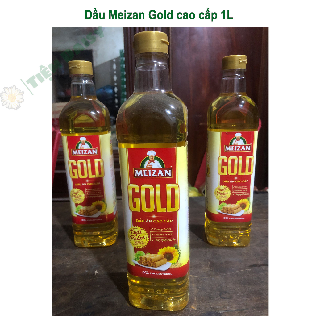 Dầu ăn cao cấp Meizan Gold chai 1 lít