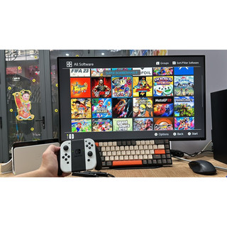 Máy Game Nintendo Switch Oled MỚI 100% hack host tải game free trọn đời