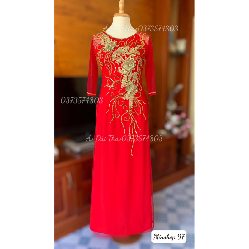 Áo Dài Tặng Mẹ 4 Tà Nhiều Mẫu .kèm quần